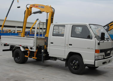 China Duurzame 2T Hydraulische Bestuurdersvrachtwagen Opgezette Kraan, de Vrachtwagen van de Ladingskraan leverancier
