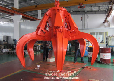 China 10T de elektro Hydraulische Grepen van de Sinaasappelschilkraan voor het Hoge rendement van het Staalschroot leverancier