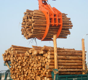 China De krachtige Greep van het de Gehechtheids Hydraulische Hout van de Graafwerktuiggreep/het Graafwerktuigenhout grijpt vast leverancier